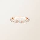 Bague Or rose Diamant MET L 2