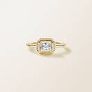 Bague Or jaune Diamant Gemmyorama Radiant 1